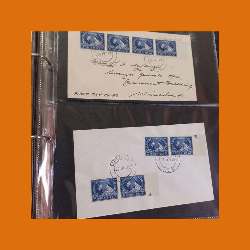 South West Africa (SWA)  Postal History & First Day Cover Album (75+ Items)