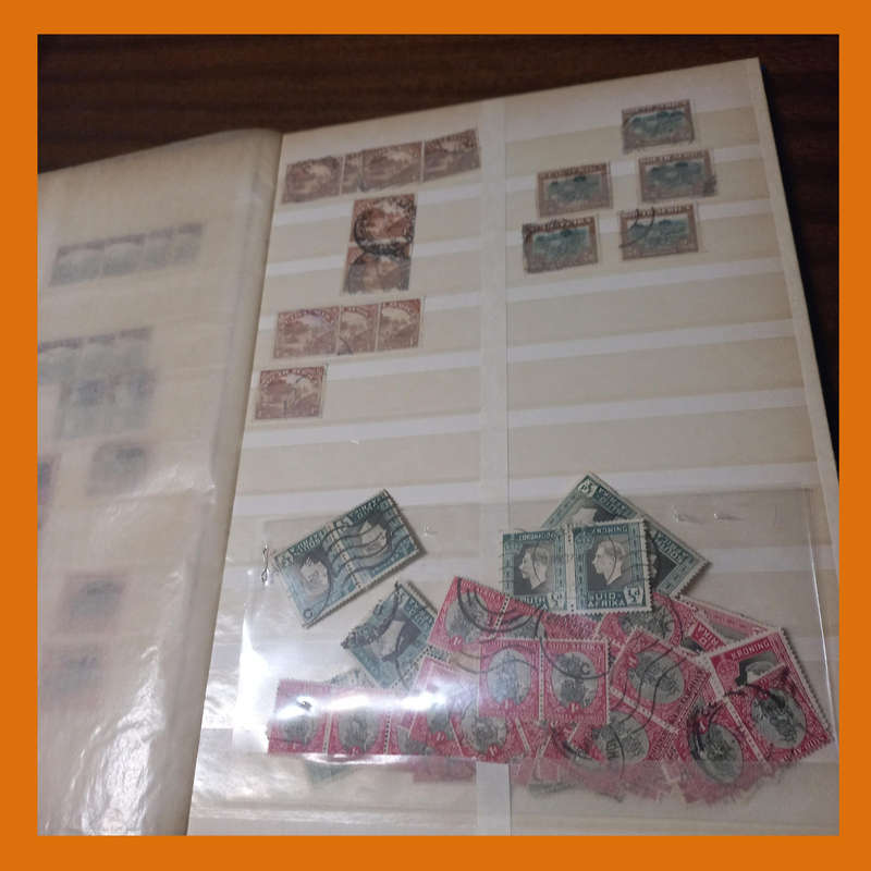 South Africa Union Selection in Lighthouse Stock Book with 1913 KGV Issue