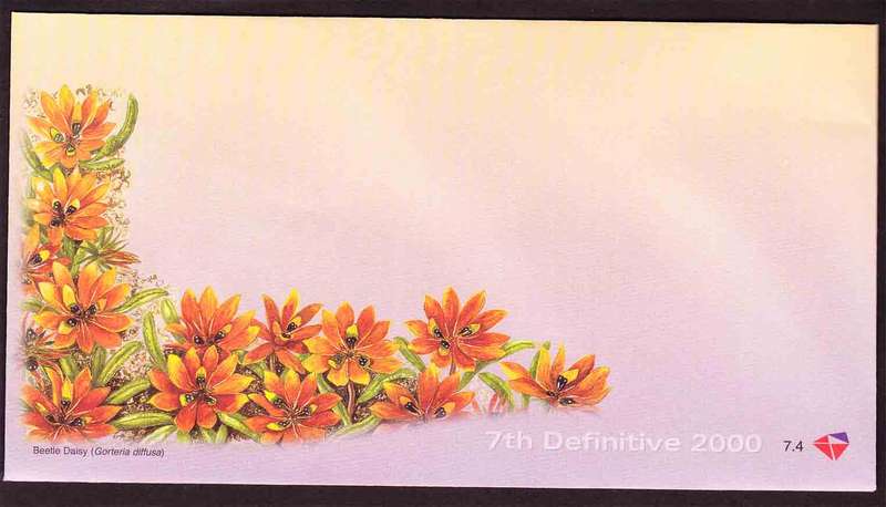 South Africa RSA - 2000 - FDC 7.4 - Flora and Fauna - Flowers - 7th Definitive - Unserviced Cover
