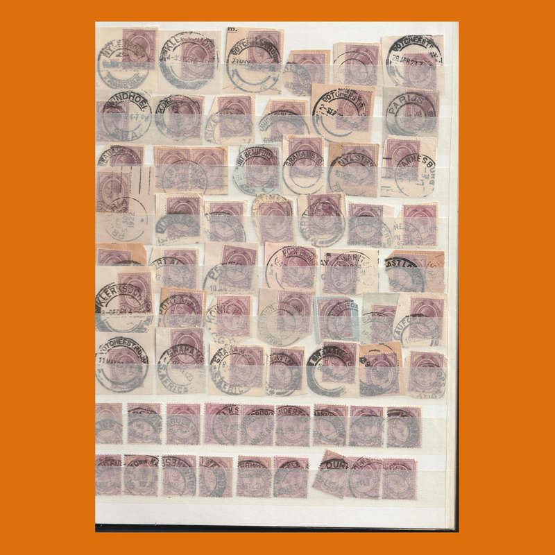 South Africa Union 1913 King George V Pairs & Postmarks  Up to 1s in Stockbook