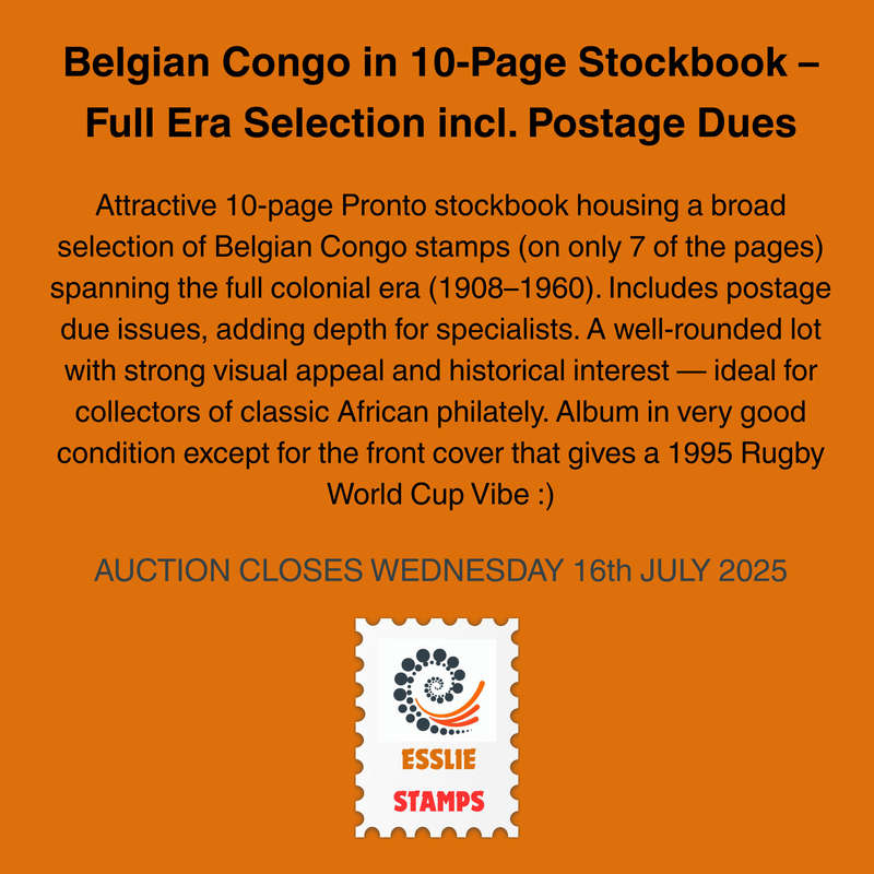 Belgian Congo in 10-Page Stockbook  Full Era Selection incl. Postage Dues