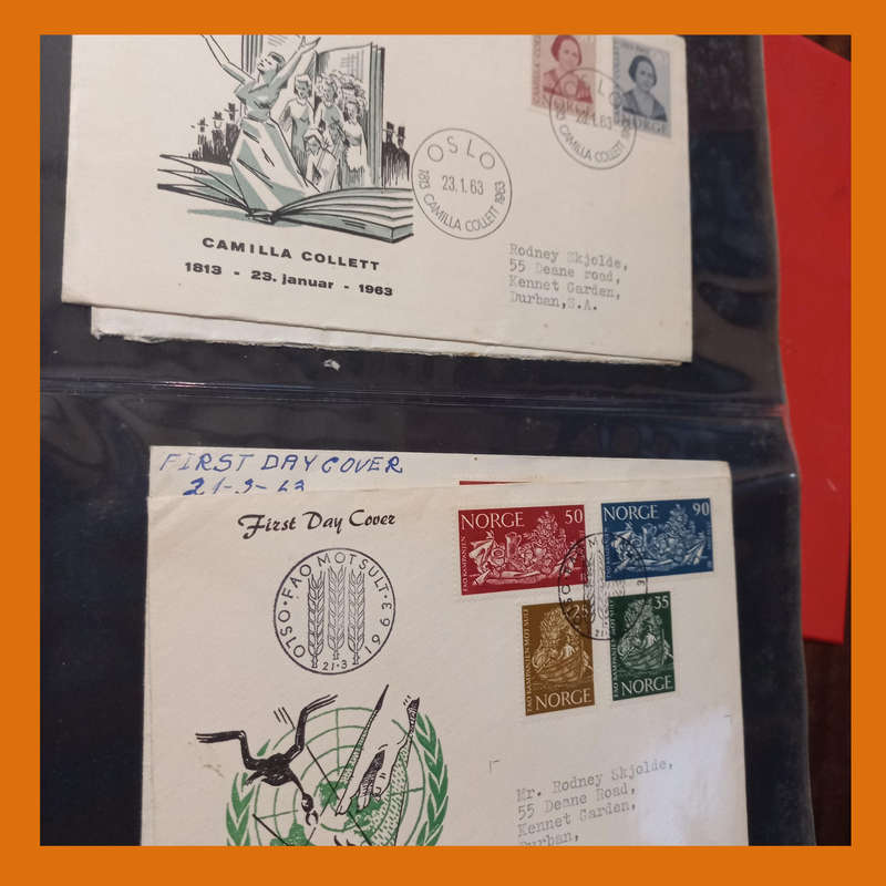 Norway FDCs  2 Albums, 1960s Era, Approx. 100 Items (3.5kg)