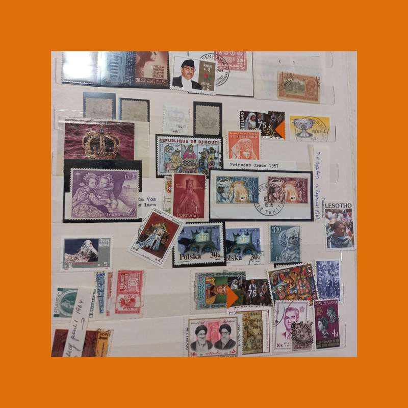 Thematic Stamp Album  Royalty, Jewels & Crowns (Stamps & Select Covers)