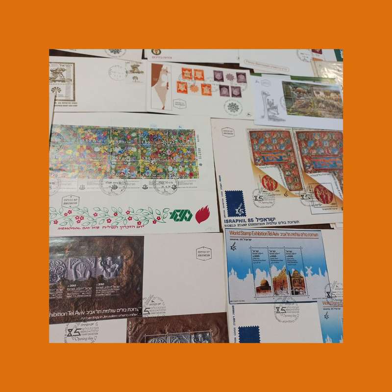 Israel  Early Years First Day Covers Collection Including Large Format Issues & Thematic Highlights