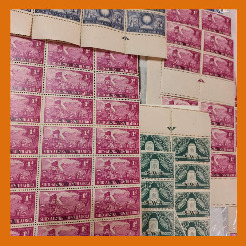 44531253 South West Africa SWA Collection in envelopes and Part Sheets 325g