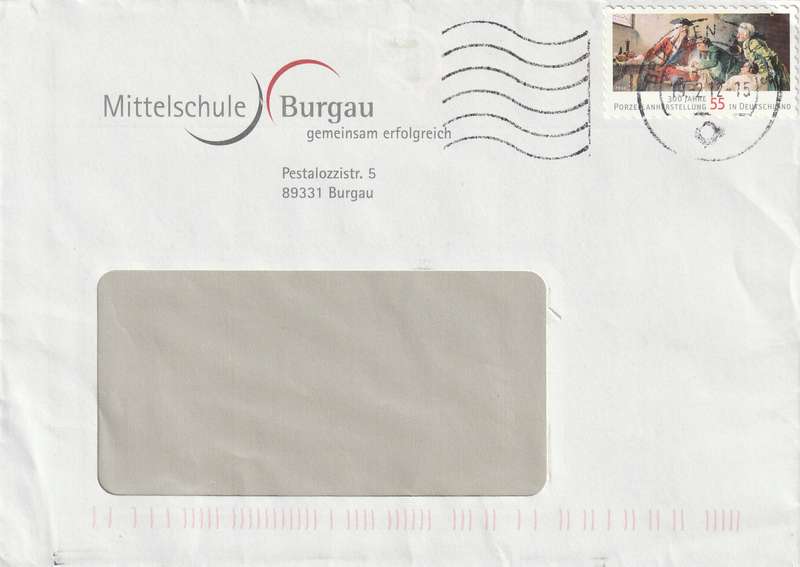 Germany Federal Cover - 2010 - 300th Anniversary of German Porcelain Production Variety