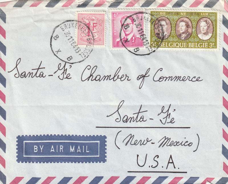 Belgium Cover - 1964 - Benelux Netherlands and Luxembourg King Baudouin Queen Juliana and Grand Duc