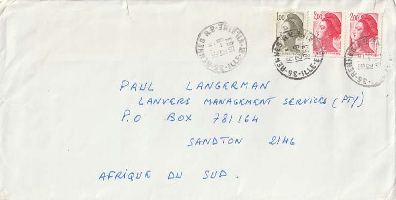 France Cover - 1982 1983 - Liberty after Delacroix