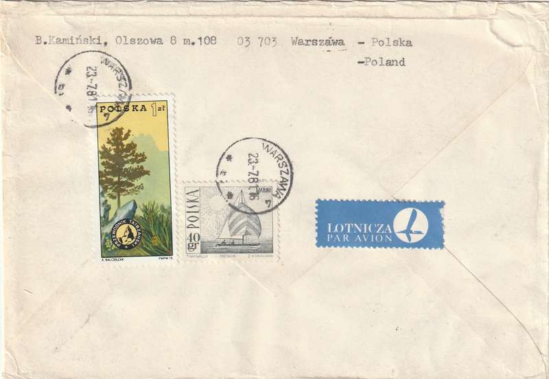 Poland Cover Registered - 1981 - Balloons Souvenir sheet Imperf