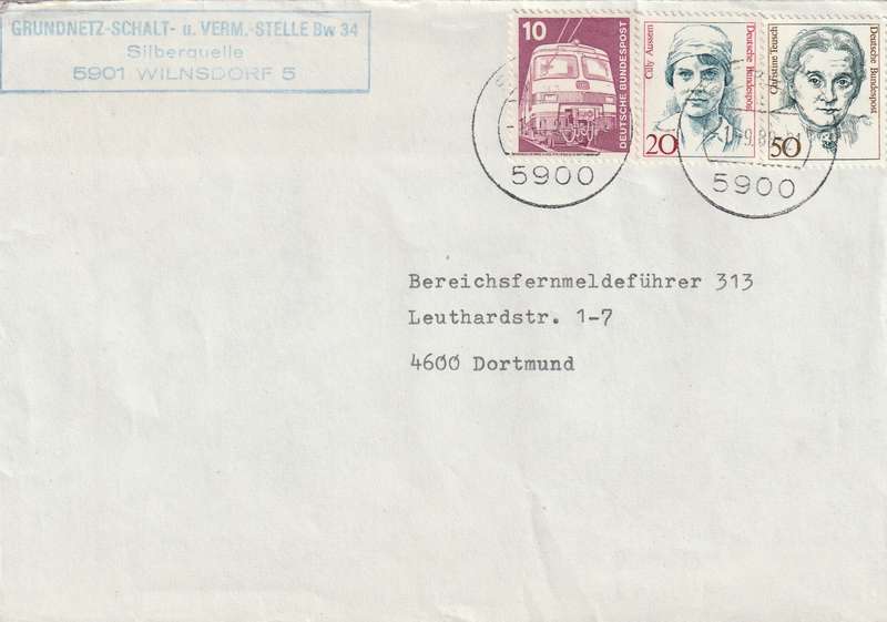 Germany on Cover - 1975 1986 - Industry and Technology Famous Women