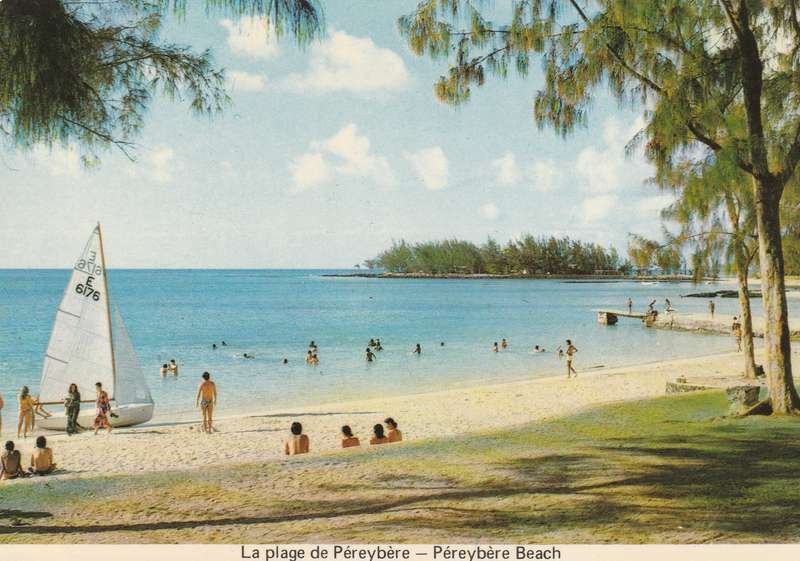 Post Card Mauritius - Grand Baie Bay Cap Malheureax La plage Pereybere Beach Technic Studio