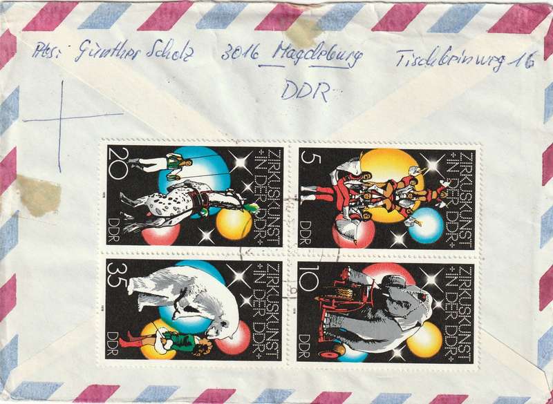 Germany DDR Cover Einschreiben Registered - 1978 - Heinicke Circus Container Transport Transportati