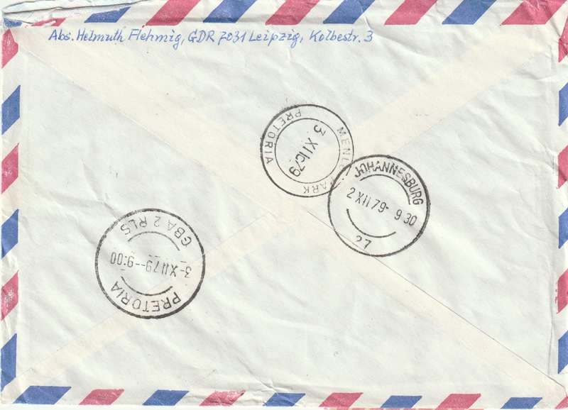 Germany DDR Cover Einschreiben Registered - 1979 - National Stamp Exhibition Dresden Leipzig Fair M