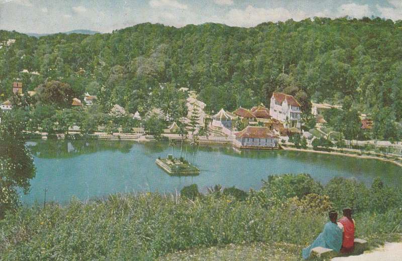 Post Card Ceylon Sri Lanka - Across the Lake Kandy
