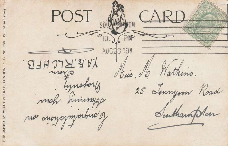 Great Britain Southampton 1909 Wildt and Kray London 1598 Cats Dogs First Words of Love