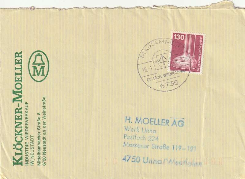 Germany on Cover - 1975 1986 - Industry and Technology Brewery Maikammer Goldene Weinkammer