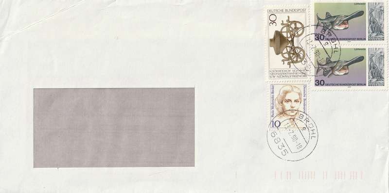 Germany on Cover - 1990 1977 1986 - Berlin Zoo TierGarten Aquarium Paula Modersohn-Becker Paddlefis