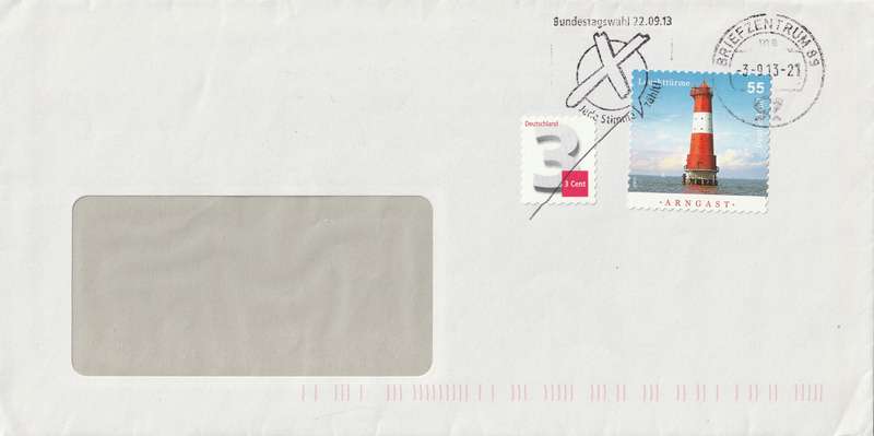 Germany on Cover - 2013 2011 - Lighthouses ArnGast Leuchtturme