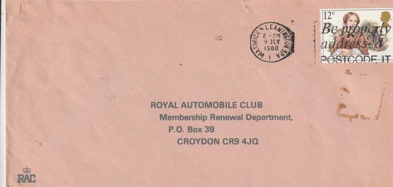Great Britain Cover - 1980 - Victorian novelists Charlotte Bronte Jane Eyre Europa CEPT