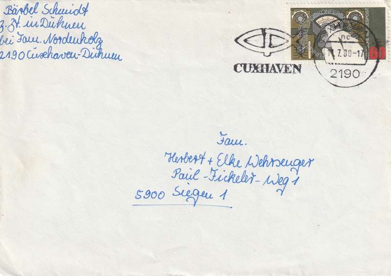Germany Federal Cover - 1979 1980 - World Administrative Radio Conference CUXHAVEN