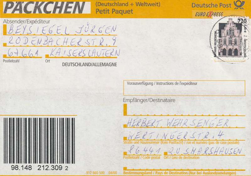 Germany Federal Cover - 1987 1994 - Historic Sites Hildesheim Dual currency