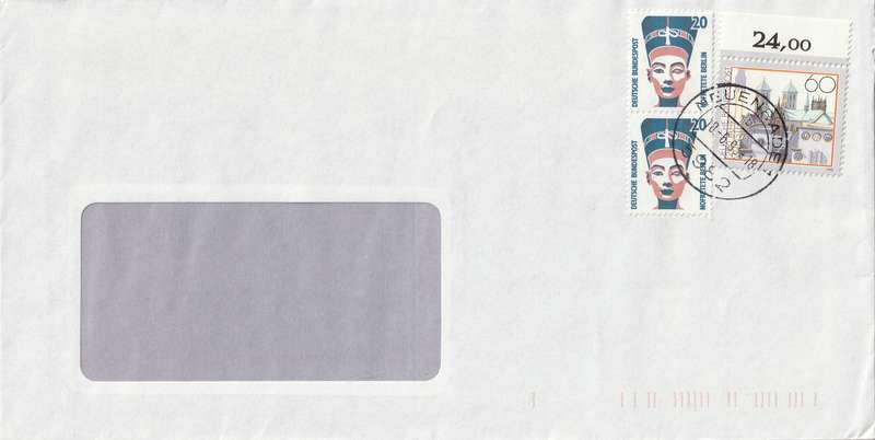 Germany Cover - 1987 1993 1994 - Historic Sites and Objects Nefertiti Norfetete City of Munster