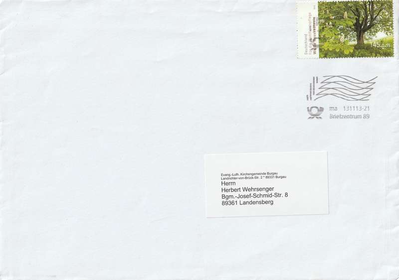 Germany Federal Cover - 2013 - Flora Flowering Trees
