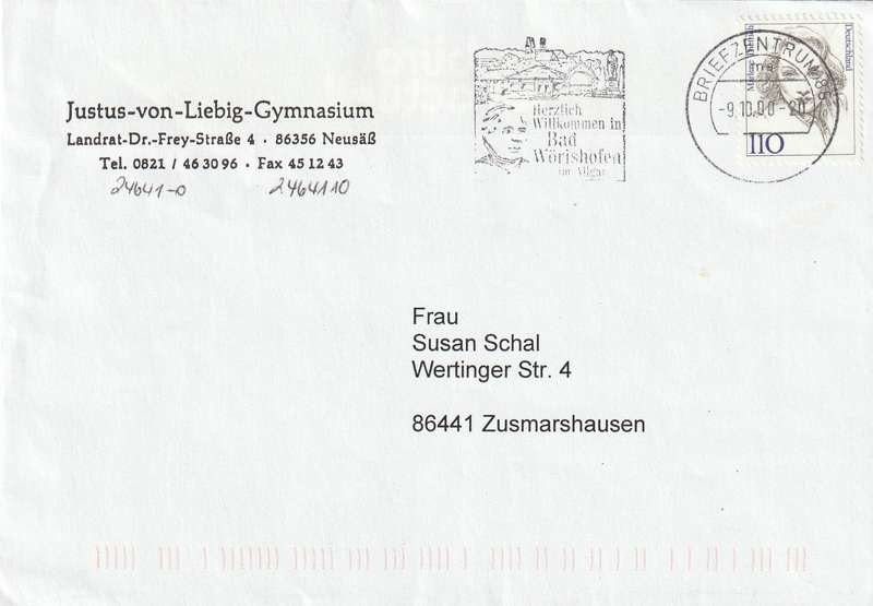 Germany Cover - 1986 1992 - Famous Women Type Marlene Dietrich Slogan Bad Worishofen