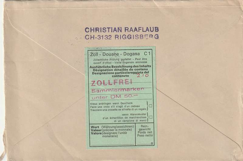 United Nations Cover Registered Geneva Geneve - 1970 - Racism Grain Racial discrimination Zoll Doua