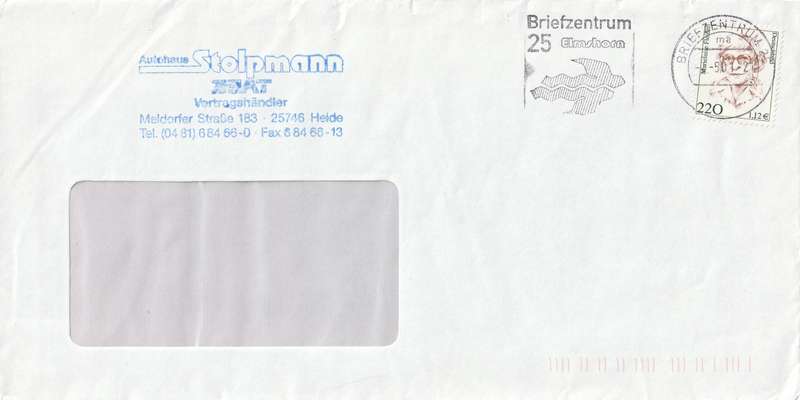 Germany Cover - 1986 1992 - Famous Women Type Marieluise Fleisser Writer Slogan 25 Elmshorn