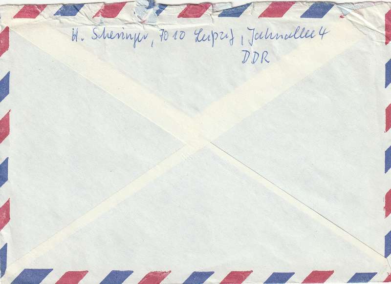 Germany DDR Cover Registered Einschreiben - 1980 1981 - Communist Party Congress Autumn Fair Leipzi