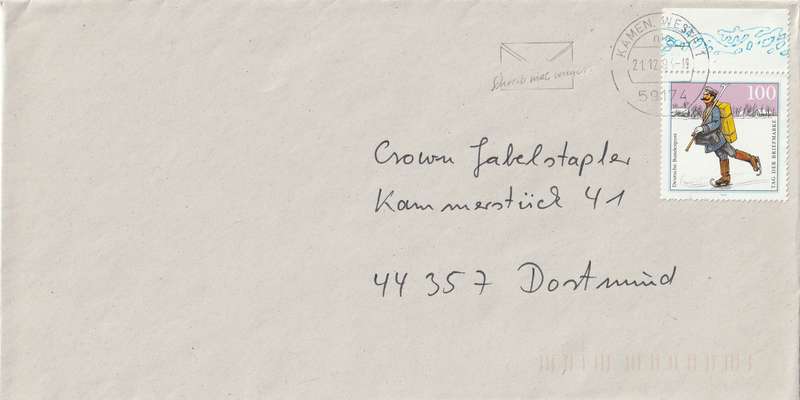 Germany Cover - 1994 - Mail Delivery Spreewald Stamp Day Slogan