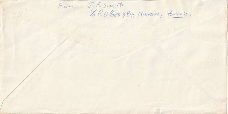 Zimbabwe Cover - 1989 1990 - Fish Chessa Slogan Tose Ticha Vota