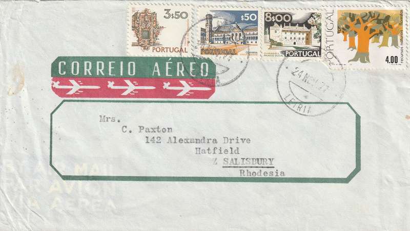 Portugal Cover - 1977 1972 - Forests a natural resource Trees Definitive University Coimba Ducal Pa