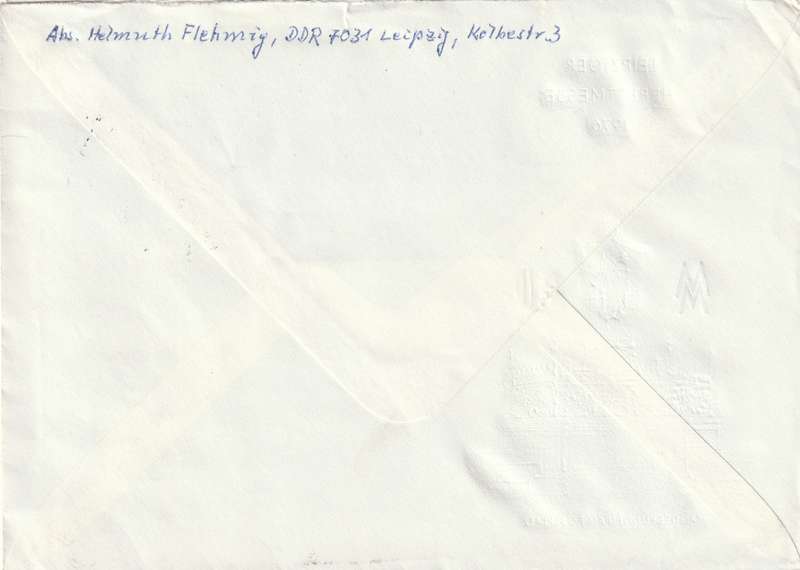 Germany DDR Cover FDC - 1976 - Leipzig Fair Leipziger Messe State carriage