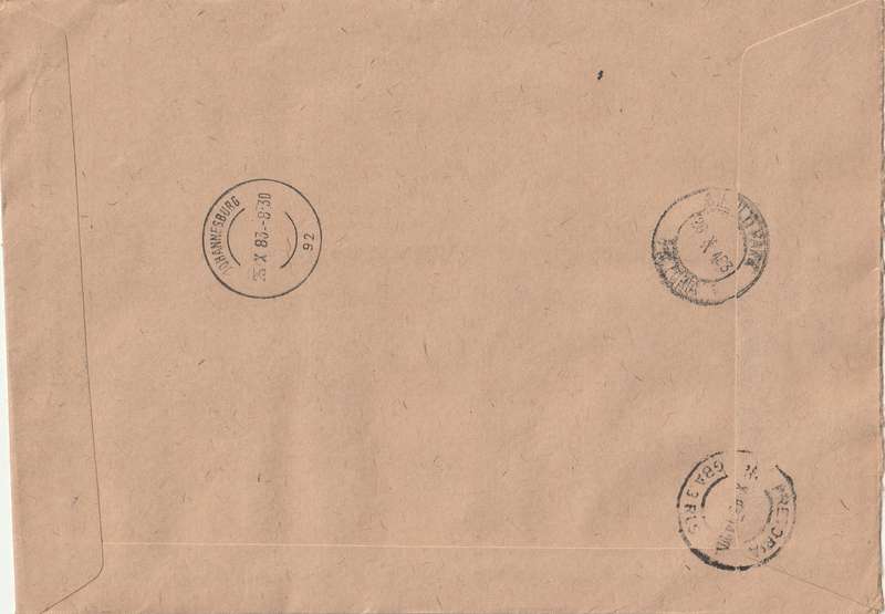 Germany DDR Cover Registered Einschreiben - 1979 1976 - 30th anniv Republic Artistic Handicraft Wor