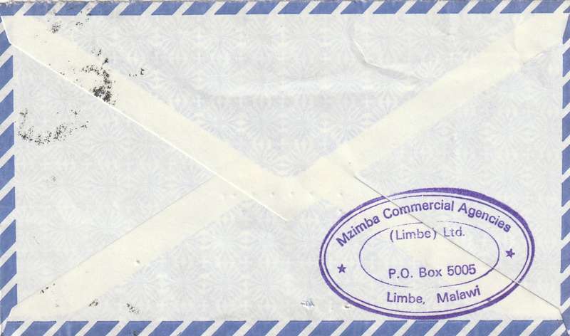 Malawi Cover - 1985 - Gunnings akalat Birds Audubon