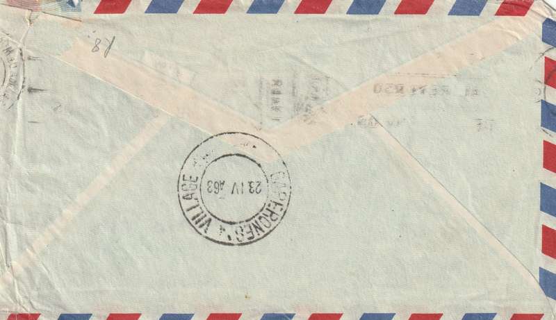 Spain Cover - 1962 - Coat of Arms COA Baleares Slogan Al reverso de los Envios