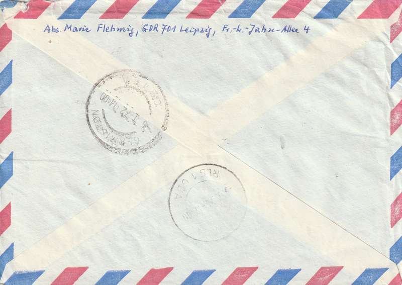 Germany DDR Cover Einschreiben Registered - 1969 1970 - Youth Pioneer Meeting Vietnam Luckau Women