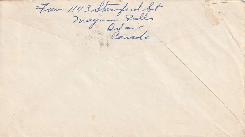 Canada Cover - 1958 1961 - Bicentennial House of Representatives Niagara Falls