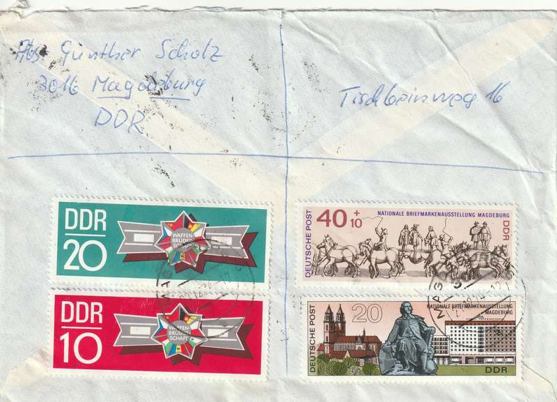 Germany DDR Cover Einschreiben Registered - 1970 - Brothers in Arms maneuvers Treasures Halle Museu
