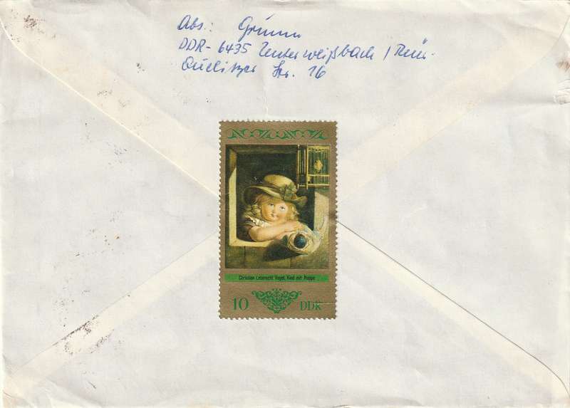 Germany DDR Cover - 1973 - Paintings