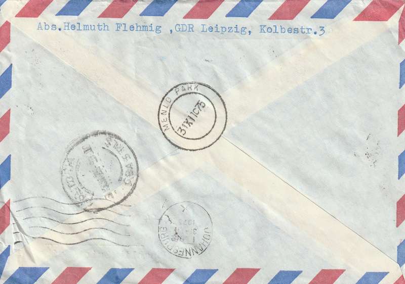 Germany DDR Cover Eilsendung Eilboten - 1973- Welk Kampfgruppen Human Rights