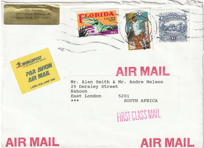 United States USA Cover - 1995 1994 - Florida Statehood Surrender of Gen John Burgoyne World Cup So