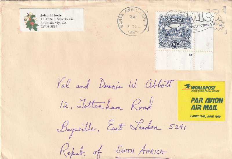 United States USA Cover - 1995 1994 - Surrender of Gen John Burgoyne Slogan COMICS Butterflies