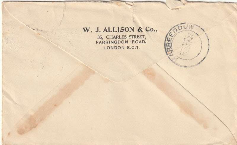 Great Britain Cover - 1937 1936 - King Edward VIII Slogan British Industries London and Birmingham