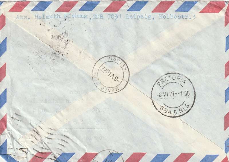 Germany DDR Eilsendung Express Cover - 1973 1974 - Poisonous European Mushrooms Peace and Socialism