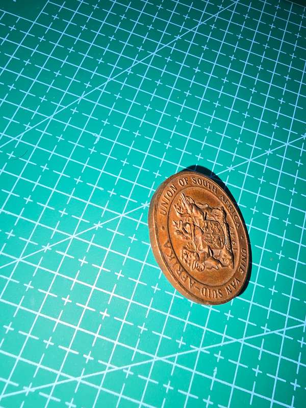 1947 ~To Celebrate The Royal Visit ~ South Africa ~ with Enamel Hat Pin