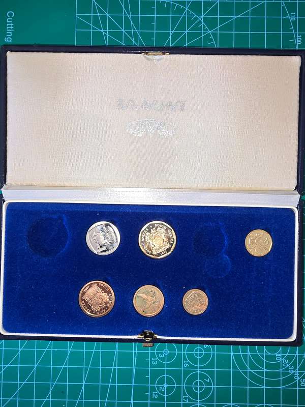 1991 Proof set ~  no R2 & 20c
