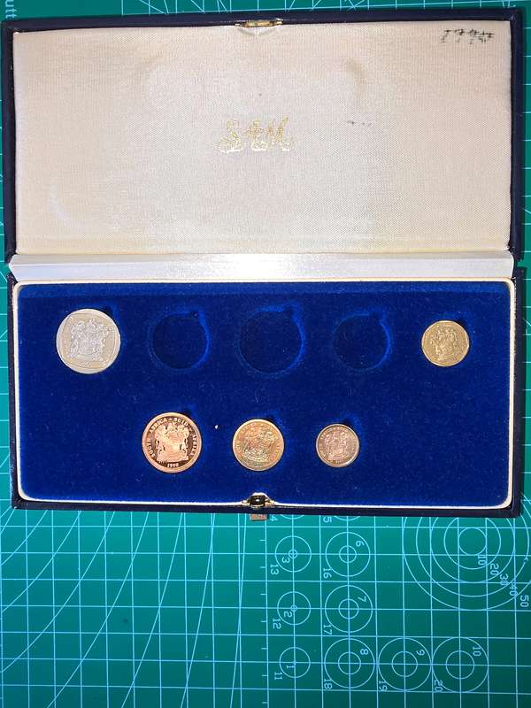 1990 Proof set ~  no R1, 50c & 20c